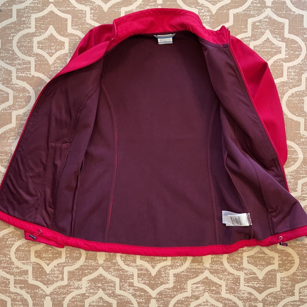 Columbia Softshell Jacket Red Size Small - image 3